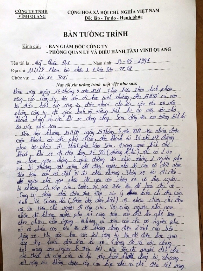 T&agrave;i- xế -taxi- bung- cửa- chở- đi- cấp- cứu -đ&atilde; -t