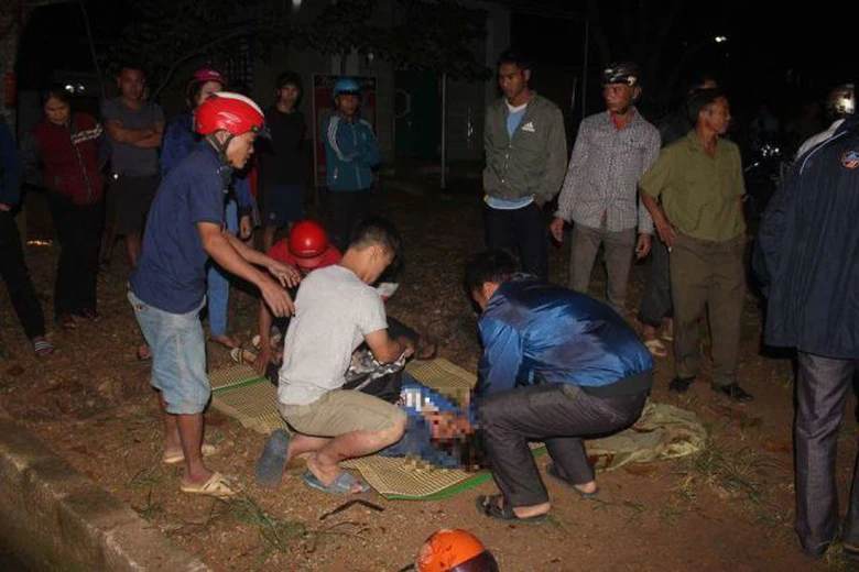 hiện trường vụ tai nạn