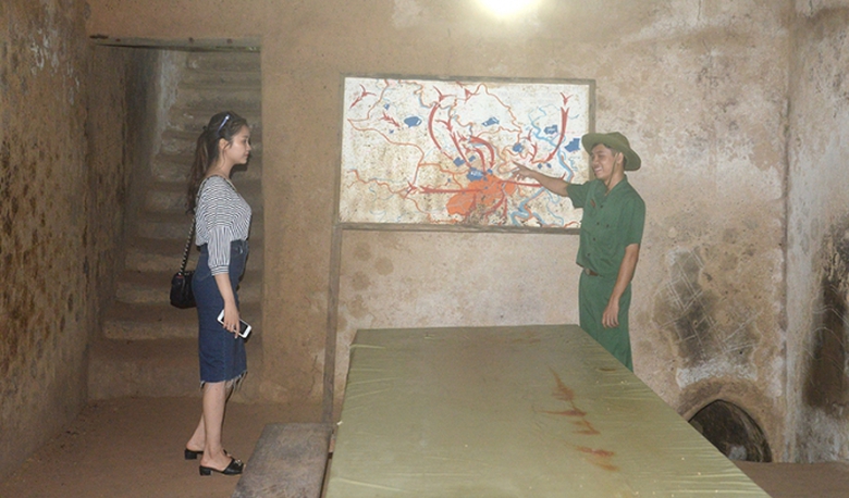 12 Ph&ograve;ng họp t&aacute;c chiến dưới địa đạo c&oacute; thể chứa đư