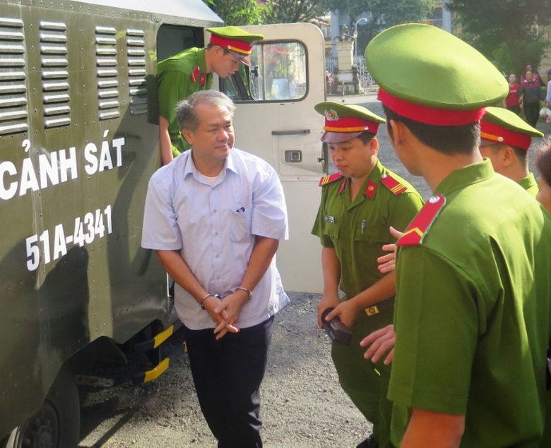 Phạm C&ocirc;ng Danh tại t&ograve;a ng&agrave;y 25.7