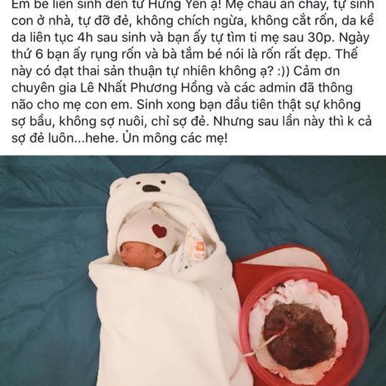 thai sản thuận tự nhi&ecirc;n