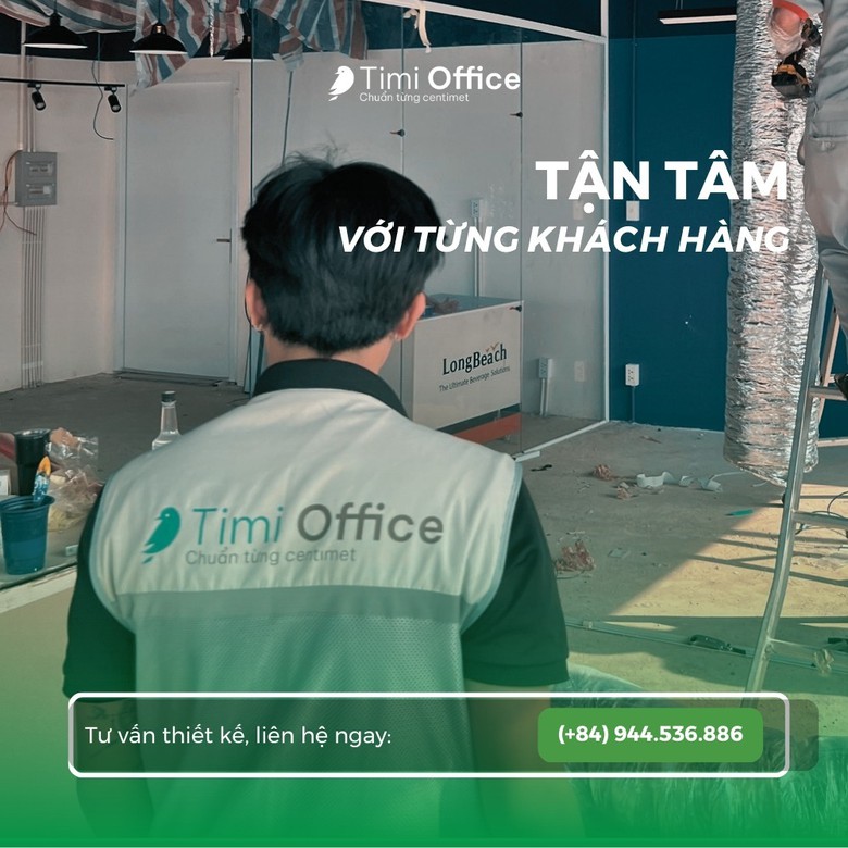 Timi Office - Đơn vị thiết kế v&agrave; thi c&ocirc;ng văn ph&ograve;ng trọn g&oacute;i