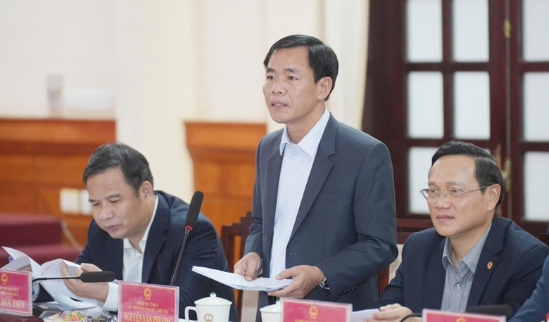 Chủ tịch Quốc hội l&agrave;m việc với Ban Thường vụ Tỉnh ủy Thừa Thi&ecirc;n-Huế