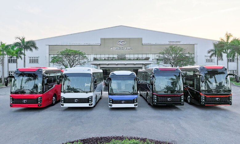 Quảng Nam: Kh&aacute;nh th&agrave;nh d&acirc;y chuyền c&ocirc;ng nghệ sản xuất nh&agrave; m&aacute;y THACO Bus v&agrave; giới thiệu xe bus, xe tải thế hệ mới