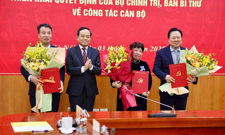 Điều động, bổ nhiệm 3 Ph&oacute; Trưởng Ban Ch&iacute;nh s&aacute;ch, chiến lược Trung ương