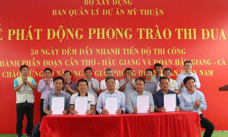 Đồng l&ograve;ng, phấn đấu ho&agrave;n th&agrave;nh dự &aacute;n cao tốc Cần Thơ - Hậu Giang v&agrave; Hậu Giang - C&agrave; Mau- Ảnh 1.