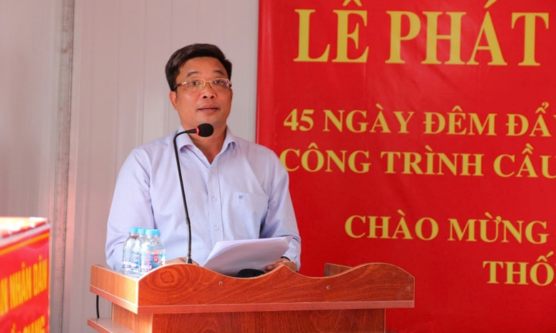 Dự &aacute;n đầu tư x&acirc;y dựng c&ocirc;ng tr&igrave;nh cầu Rạch Miễu 2 thi c&ocirc;ng vượt tiến độ- Ảnh 1.