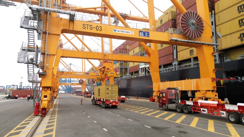 Hải Ph&ograve;ng: Bến số 3 v&agrave; 4 Cảng Lạch Huyện đ&oacute;n chuyến t&agrave;u thử nghiệm đầu ti&ecirc;n- Ảnh 4.