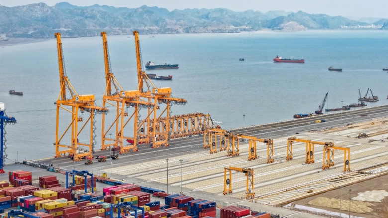 Hải Ph&ograve;ng: Bến số 3 v&agrave; 4 Cảng Lạch Huyện đ&oacute;n chuyến t&agrave;u thử nghiệm đầu ti&ecirc;n- Ảnh 5.