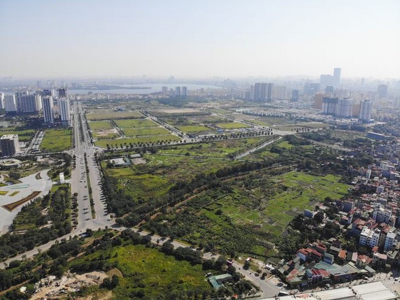 Ngắm tuyến đường 10 làn xe chưa được đặt tên tại thủ đô ngam tuyen duong 10 lan xe chua duoc dat ten tai thu do