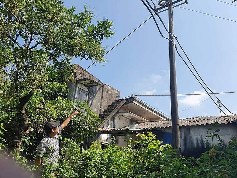 nghe an tram dien cao the moc trong so do nha dan