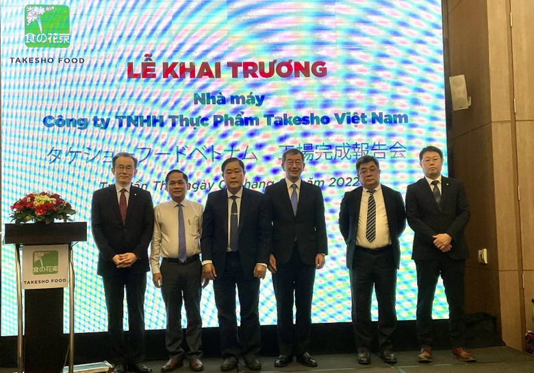 can tho khai truong nha may thuc pham takesho viet nam