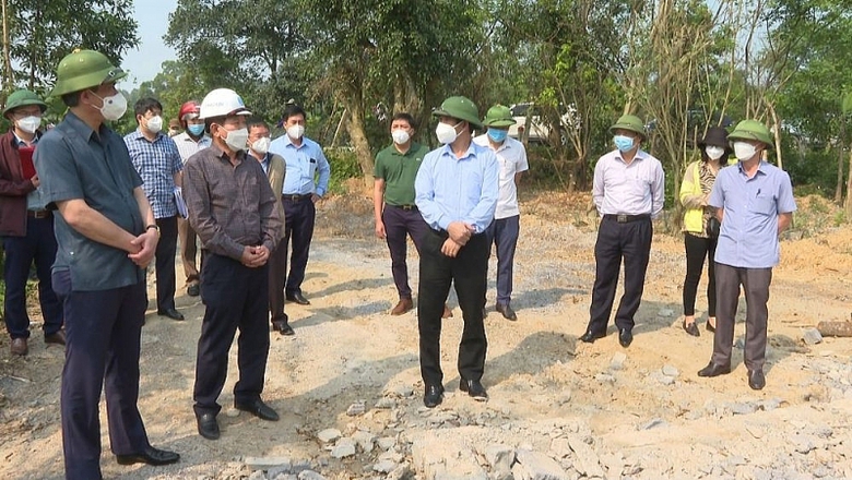 quang binh dam bao tien do ban giao mat bang du an duong bo cao toc bac nam