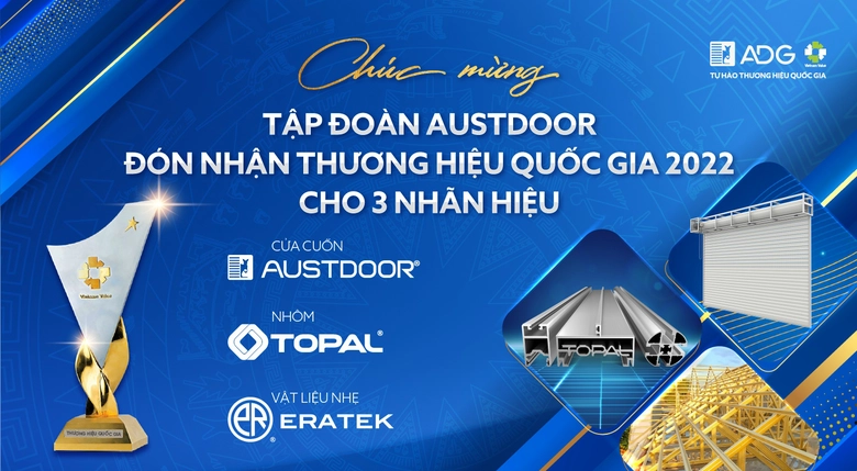 tap doan austdoor don nhan thuong hieu quoc gia lan thu ba lien tiep