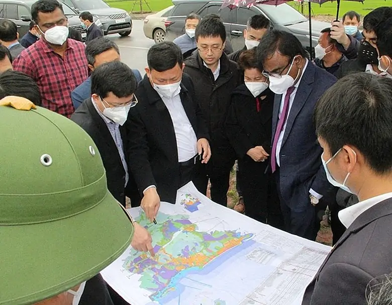thanh hoa cac nha dau tu an do khao sat tim hieu ve du an khu cong nghiep duoc pham