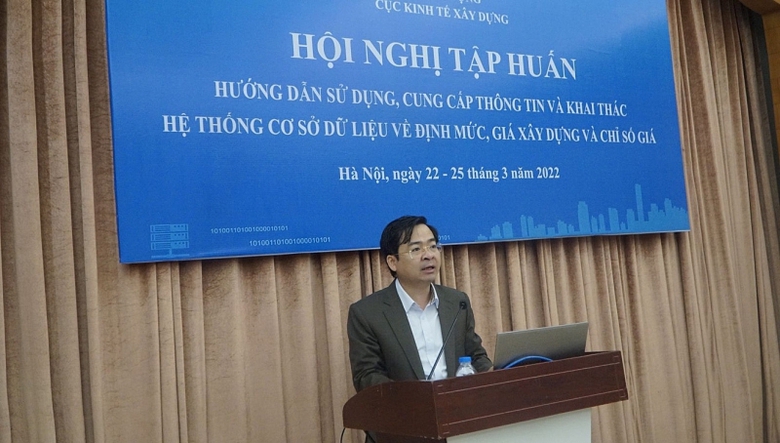 cuc kinh te xay dung tap huan van hanh he thong co so du lieu ve dinh muc gia xay dung