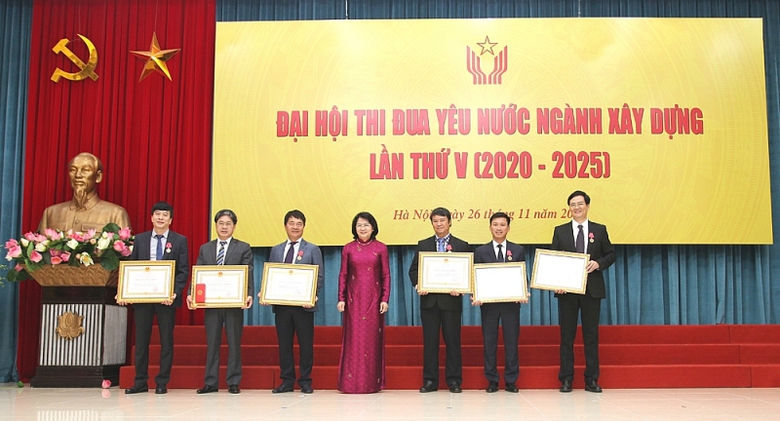 bo xay dung to chuc dai hoi thi dua yeu nuoc nganh xay dung lan thu v