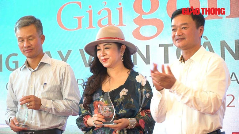 Giải golf Chung tay v&igrave; ATGT năm 2022: &ldquo;Địa chỉ đỏ&rdquo; của những tấm l&ograve;ng v&agrave;ng- Ảnh 3.