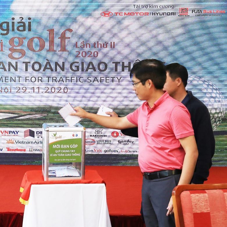 Giải golf Chung tay v&igrave; ATGT 2020: Lan tỏa mạnh mẽ th&ocirc;ng điệp nh&acirc;n văn- Ảnh 2.