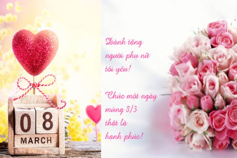 Ch&uacute;c ng&agrave;y 8/3 tặng người y&ecirc;u