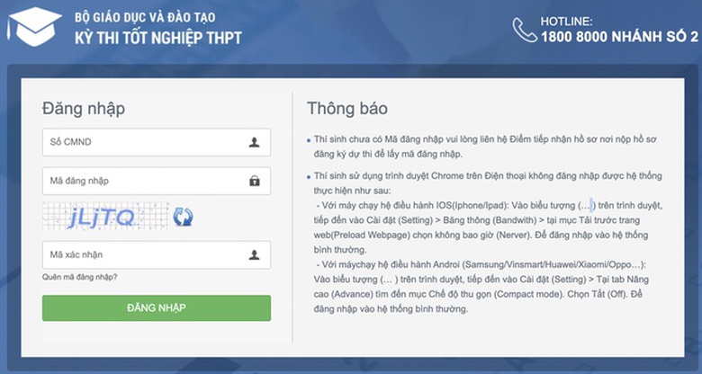 Tra cứu điểm thi THPT 2021 qua website bộ GD ĐT