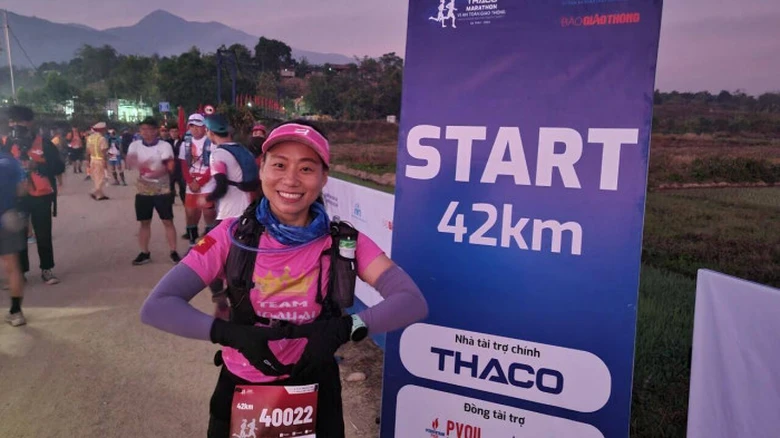 Những h&igrave;nh ảnh đẹp tr&ecirc;n đường đua THACO Marathon v&igrave; ATGT 2023 - Sa Thầy- Ảnh 2.
