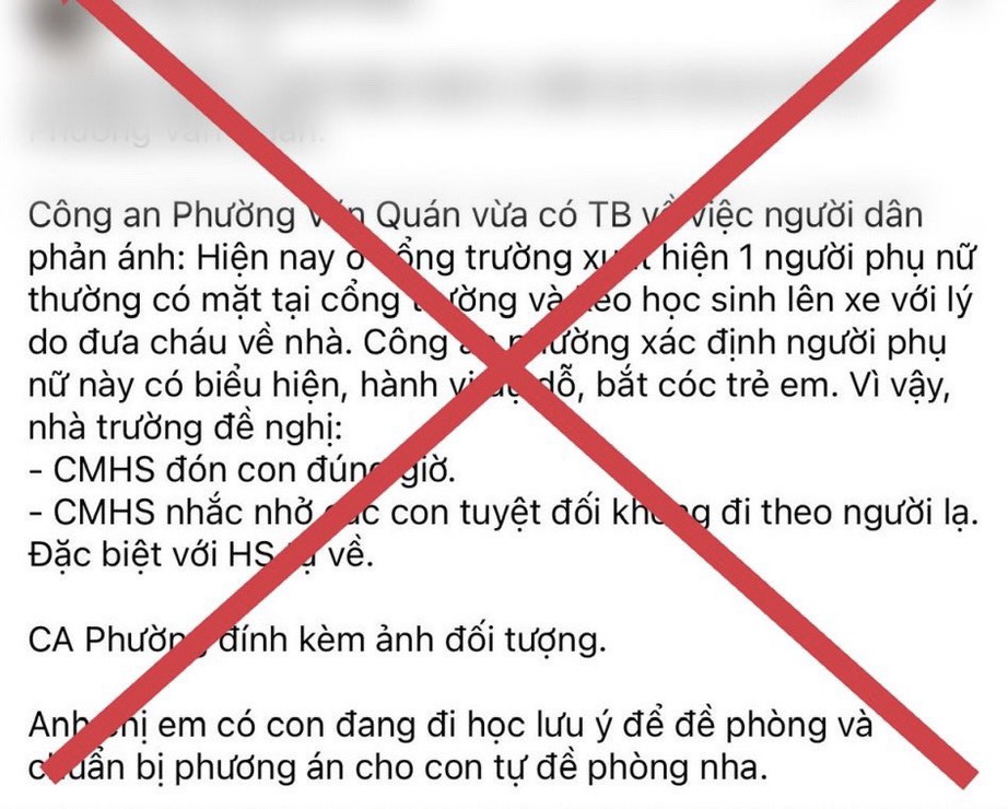 H&agrave; Nội: Thực hư th&ocirc;ng tin bắt c&oacute;c trẻ em ở quận H&agrave; Đ&ocirc;ng - Ảnh 1.