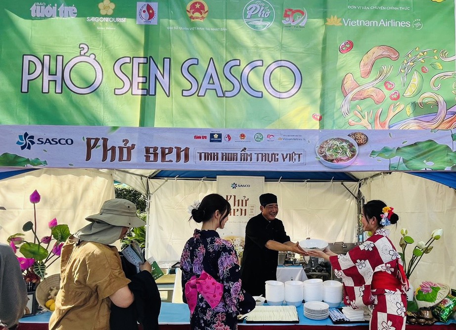 Phở Sen Sasco c&ugrave;ng c&aacute;c thương hiệu toả hương tr&ecirc;n đất Nhật Bản - Ảnh 3.