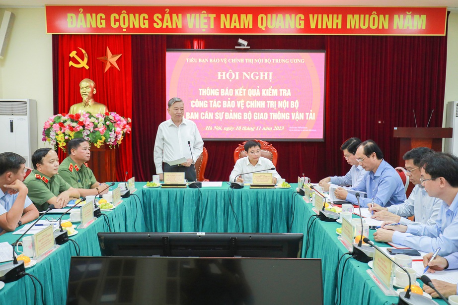 Ban Cán sự đảng Bộ GTVT đã chỉ đạo hiệu quả công tác bảo vệ chính trị nội bộ - Ảnh 1. Ban Cán sự đảng Bộ GTVT đã chỉ đạo hiệu quả công tác bảo vệ chính trị nội bộ - Ảnh 1.