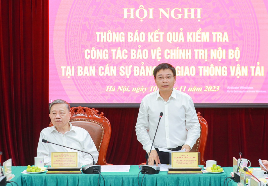 Ban Cán sự đảng Bộ GTVT đã chỉ đạo hiệu quả công tác bảo vệ chính trị nội bộ - Ảnh 3. Ban Cán sự đảng Bộ GTVT đã chỉ đạo hiệu quả công tác bảo vệ chính trị nội bộ - Ảnh 3.