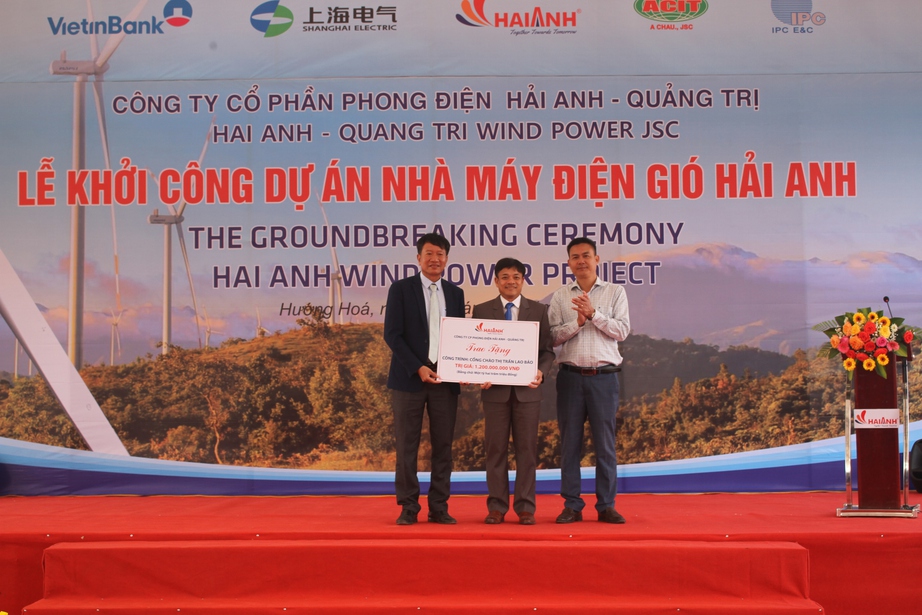 Khởi c&ocirc;ng nh&agrave; m&aacute;y điện gi&oacute; hơn 1.500 tỷ đồng ở huyện miền n&uacute;i Quảng Trị - Ảnh 2.