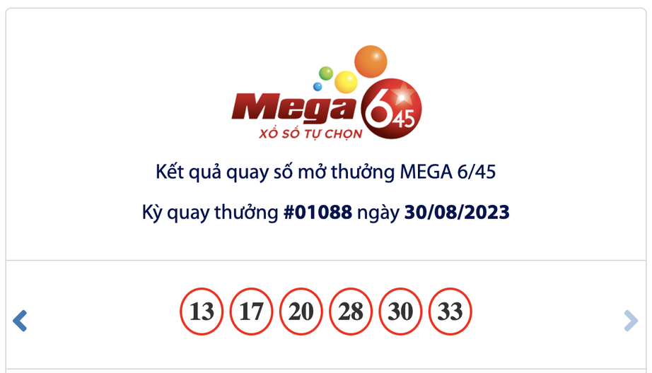 Kết quả xổ số Vietlott 30/8: Ai l&agrave; chủ nh&acirc;n giải thưởng 19 tỷ đồng? - Ảnh 1.