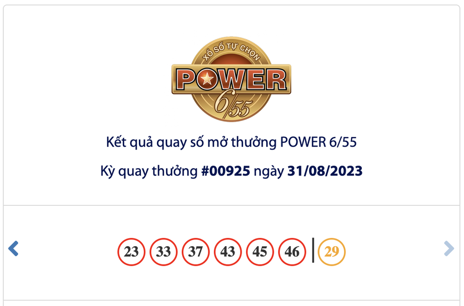 Kết quả xổ số Vietlott 31/8: Ai l&agrave; chủ nh&acirc;n giải thưởng 46 tỷ đồng? - Ảnh 1.