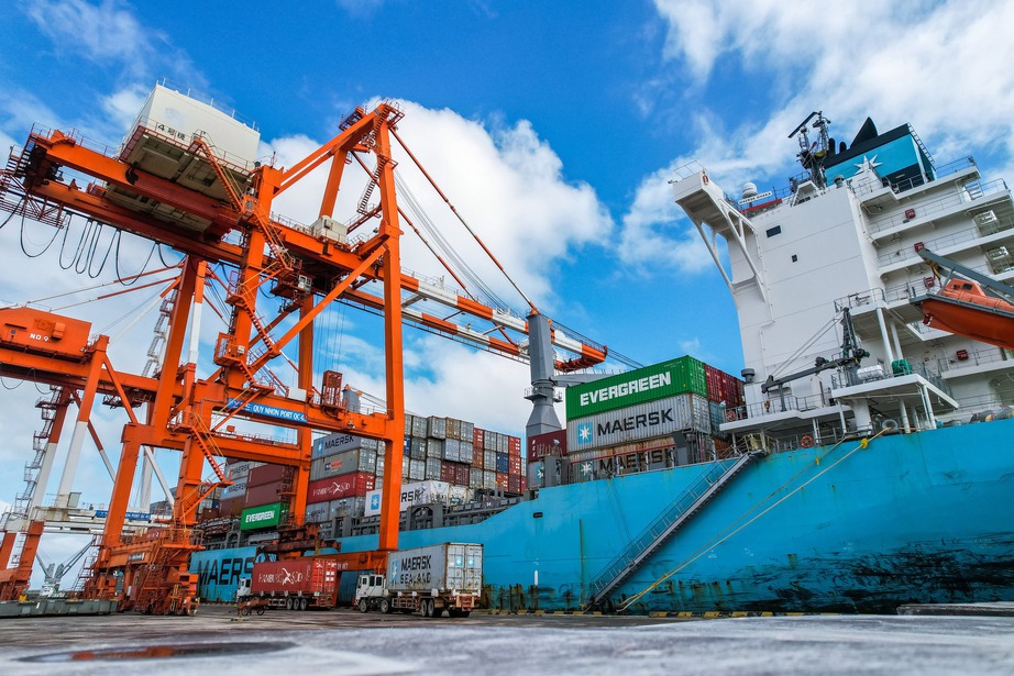 Cảng Quy Nhơn tất bật đón tàu xuyên lễ Quốc khánh 2/9 - Ảnh 1. Cảng Quy Nhơn tất bật đón tàu xuyên lễ Quốc khánh 2/9 - Ảnh 1.