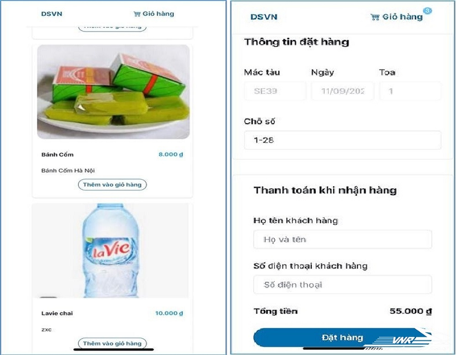 Từ 15/9, kh&aacute;ch đi t&agrave;u c&oacute; thể qu&eacute;t m&atilde; QR, đặt mua đặc sản v&ugrave;ng miền - Ảnh 2.