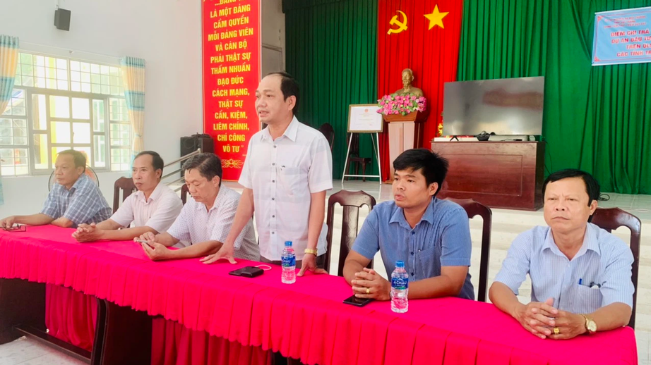 Người d&acirc;n S&oacute;c Trăng phấn khởi giao mặt bằng x&acirc;y cầu Đại Ng&atilde;i nối QL60 - Ảnh 2.