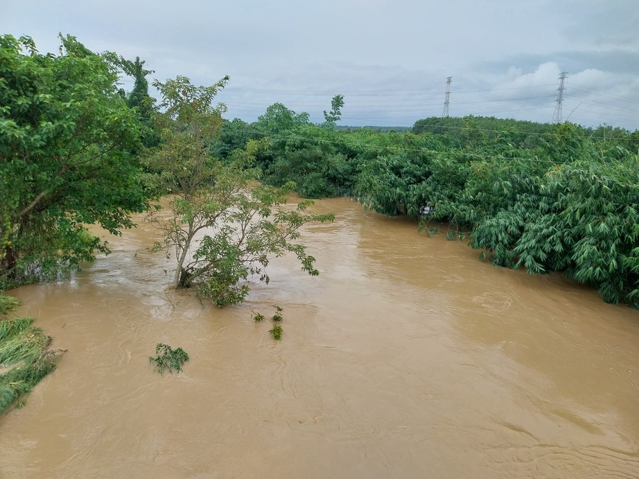 Khơi th&ocirc;ng l&ograve;ng s&ocirc;ng Phan chống ngập cao tốc Phan Thiết - Dầu Gi&acirc;y - Ảnh 1.