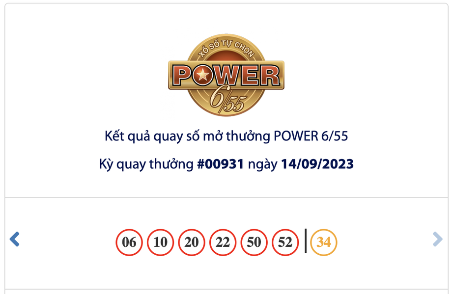 Kết quả xổ số Vietlott 14/9: Ai l&agrave; chủ nh&acirc;n giải thưởng 59 tỷ đồng? - Ảnh 1.