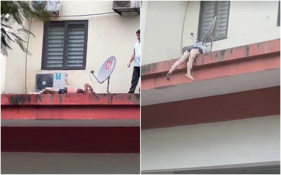 Rơi từ tầng 5 chung cư, người phụ nữ may mắn sống s&oacute;t - Ảnh 1.