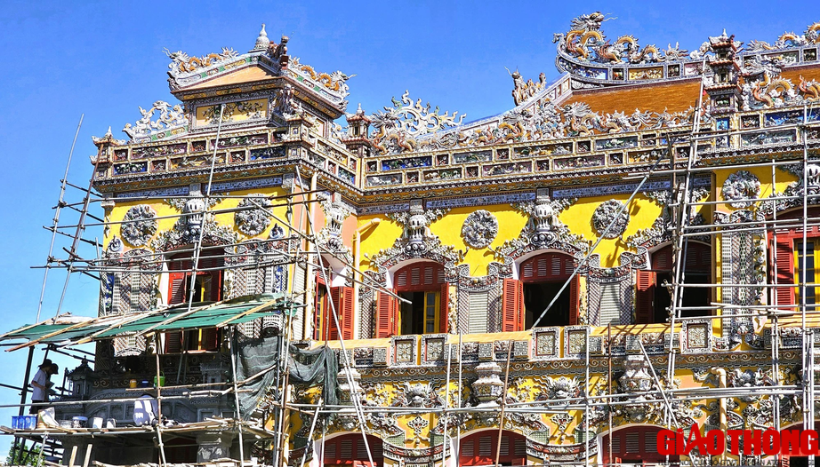 Chiêm ngưỡng ngôi điện chỉ còn nền móng sau 5 năm đầu tư phục hồi trong Đại Nội Huế - Ảnh 2. Chiêm ngưỡng ngôi điện chỉ còn nền móng sau 5 năm đầu tư phục hồi trong Đại Nội Huế - Ảnh 2.