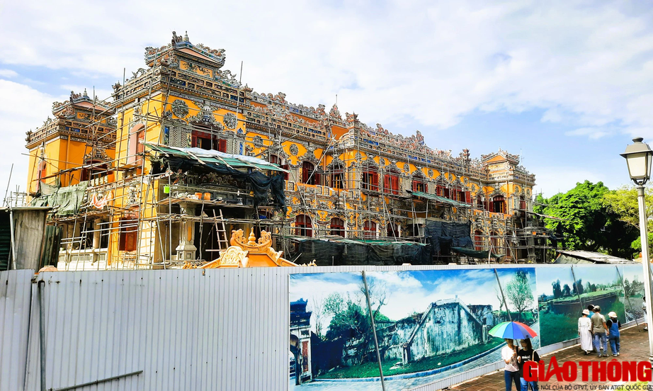 Chiêm ngưỡng ngôi điện chỉ còn nền móng sau 5 năm đầu tư phục hồi trong Đại Nội Huế - Ảnh 12. Chiêm ngưỡng ngôi điện chỉ còn nền móng sau 5 năm đầu tư phục hồi trong Đại Nội Huế - Ảnh 12.
