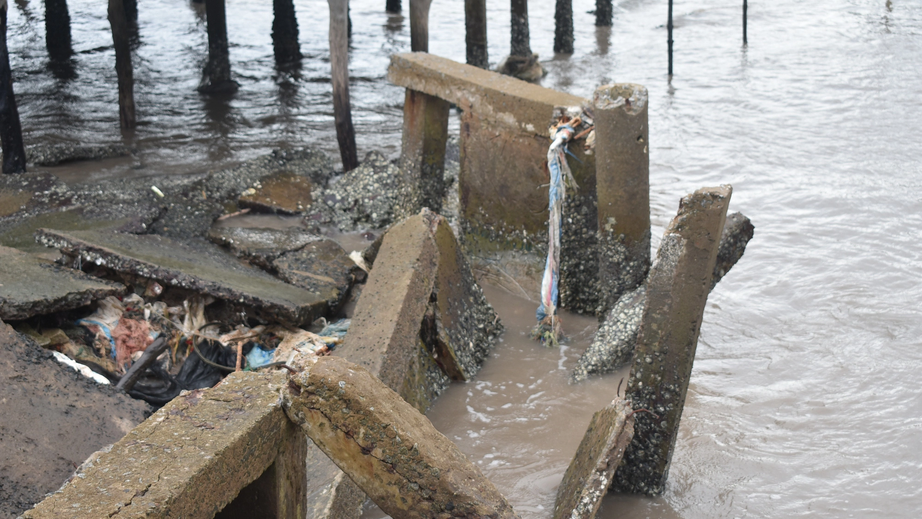 Nỗi l&ograve;ng người d&acirc;n C&agrave; Mau sống cạnh khu vực sạt lở, triều cường d&acirc;ng cao - Ảnh 2.