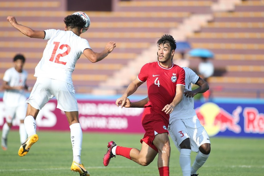V&ograve;ng loại U23 ch&acirc;u &Aacute; 2024: Yemen thắng dễ Singapore trước ng&agrave;y quyết đấu Việt Nam  - Ảnh 1.
