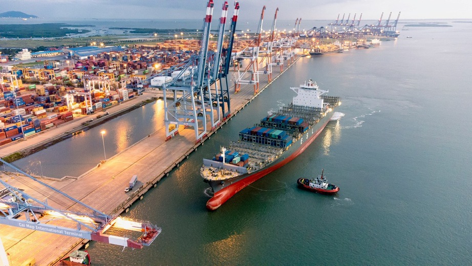 Cảng Quốc tế C&aacute;i M&eacute;p đ&oacute;n t&agrave;u tuyến mới đi Đ&ocirc;ng Nam &Aacute; v&agrave; Trung Đ&ocirc;ng - Ảnh 1.