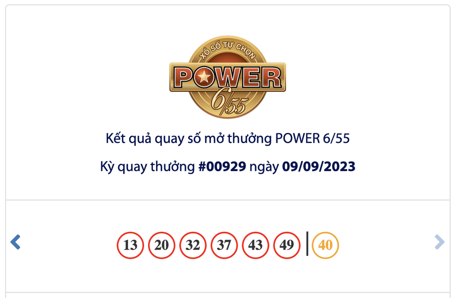 Kết quả xổ số Vietlott 9/9: Ai là chủ nhân giải thưởng 54 tỷ đồng? - Ảnh 1. Kết quả xổ số Vietlott 9/9: Ai là chủ nhân giải thưởng 54 tỷ đồng? - Ảnh 1.