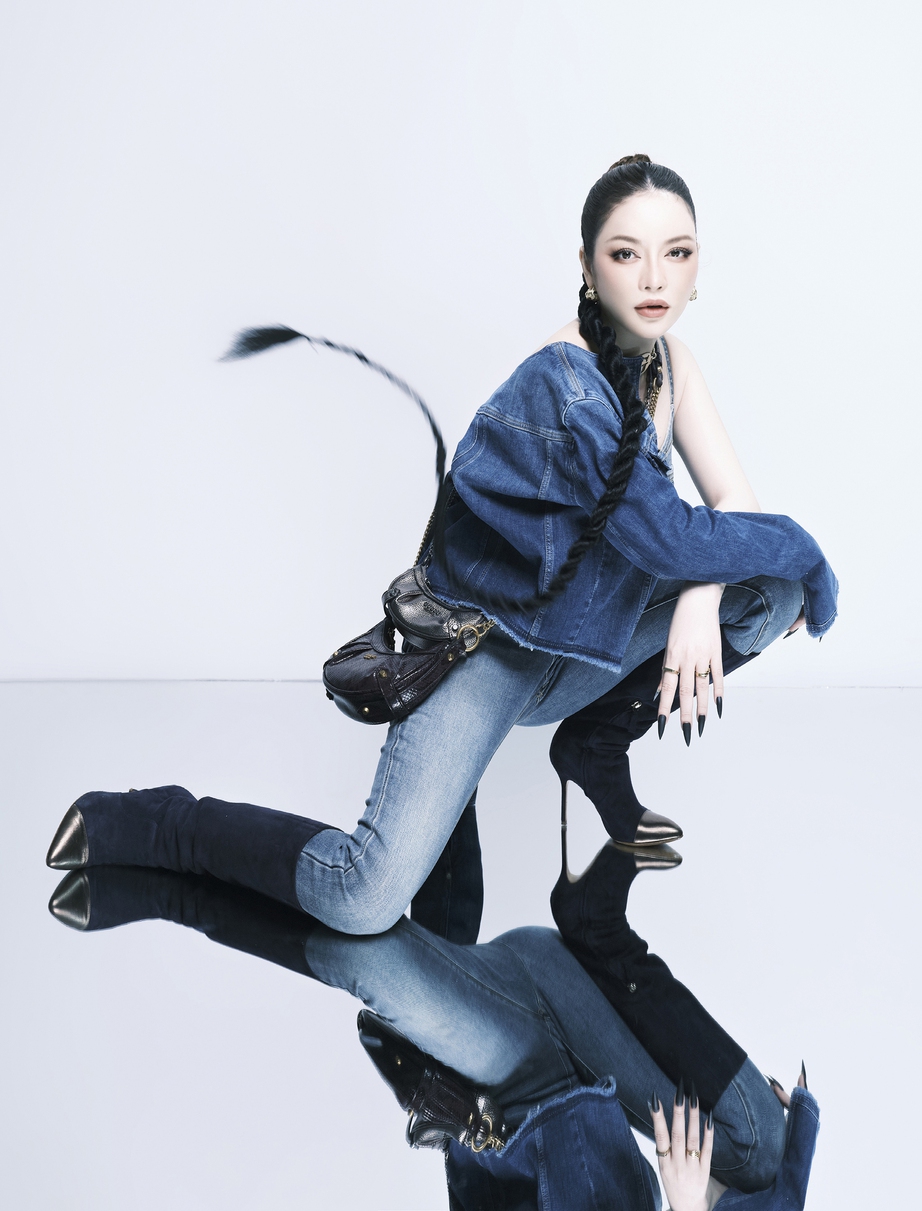 Mợ chảnh L&yacute; Nh&atilde; Kỳ tung outfit mới, phủ nhận tin đồn "cặp" Gil L&ecirc;- Ảnh 12.