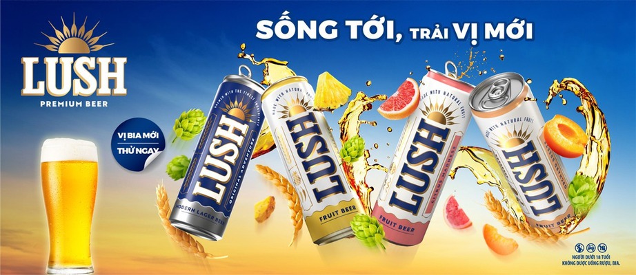 Khác lạ với bia trái cây LUSH của Masan - Ảnh 1. Khác lạ với bia trái cây LUSH của Masan - Ảnh 1.