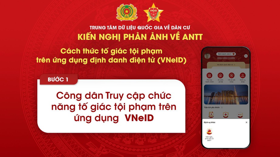 Người d&acirc;n c&oacute; thể tố gi&aacute;c loại tội phạm n&agrave;o qua ứng dụng VNeID?- Ảnh 2.