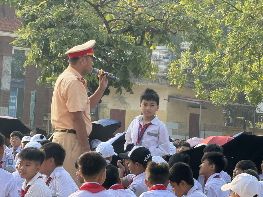 Nam Định tạm giữ 91 phương tiện sau 10 ng&agrave;y xử l&yacute; học sinh vi phạm giao th&ocirc;ng- Ảnh 1.