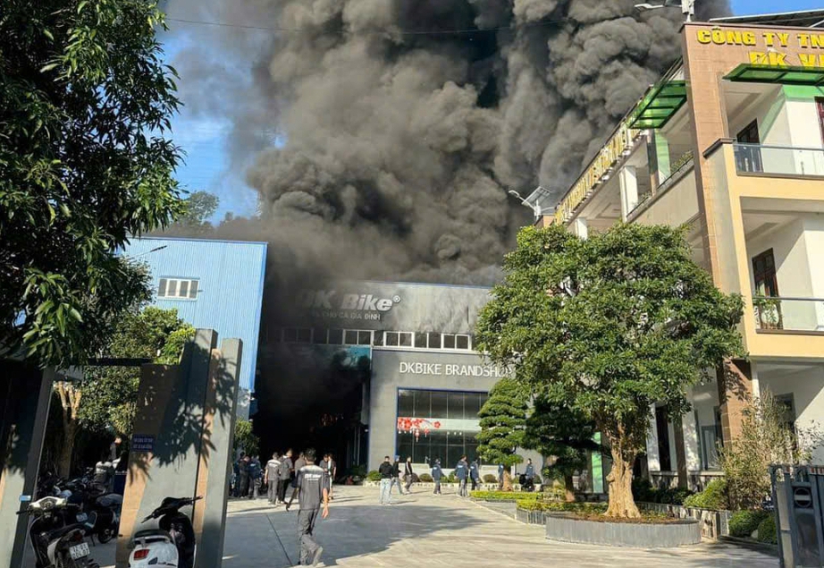 Chập điện g&acirc;y hỏa hoạn, thi&ecirc;u rụi nh&agrave; xưởng v&agrave; hơn 3.000 xe m&aacute;y điện tại Lạng Sơn- Ảnh 1.